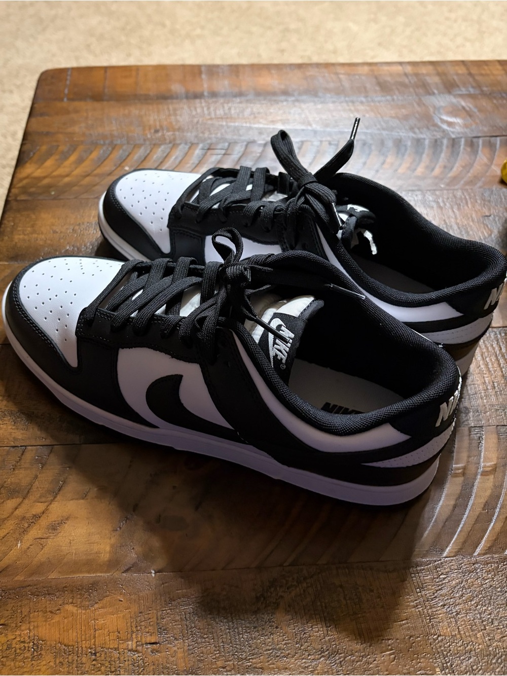 Nike Dunk Low Retro White Black Panda Mens Sz 11 DD1391-100 EC
